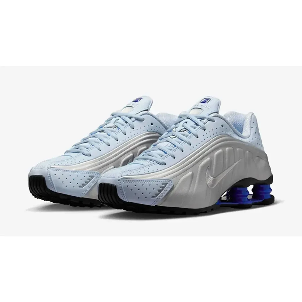 Nike Shox R4 AR3565-402 Sneakers Women's 6.5 Blue Athletic Running Shoes MEW1704
